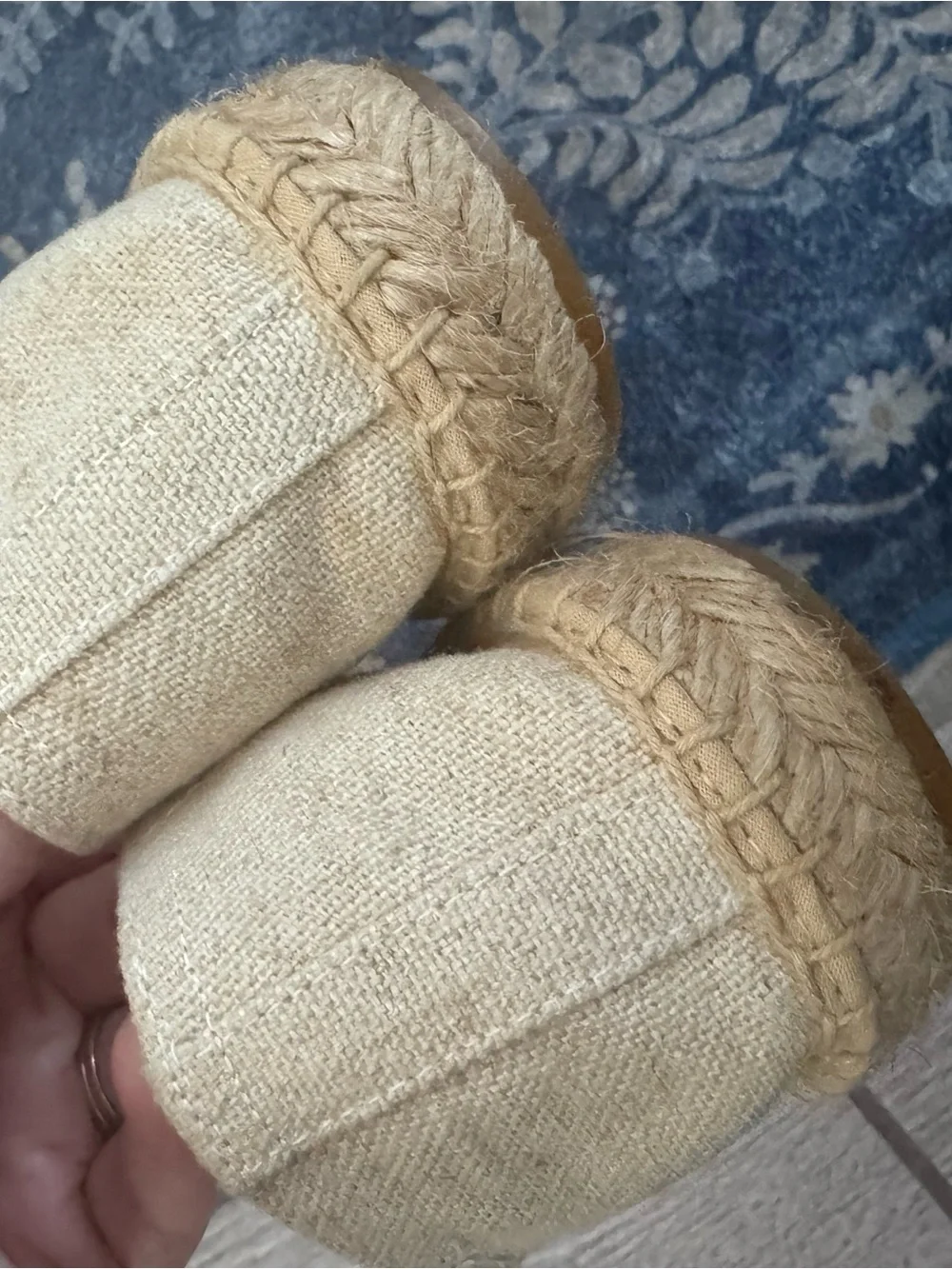 Soludos x Rosewood Mayakora Espadrilles with Blue Embroidery size 9